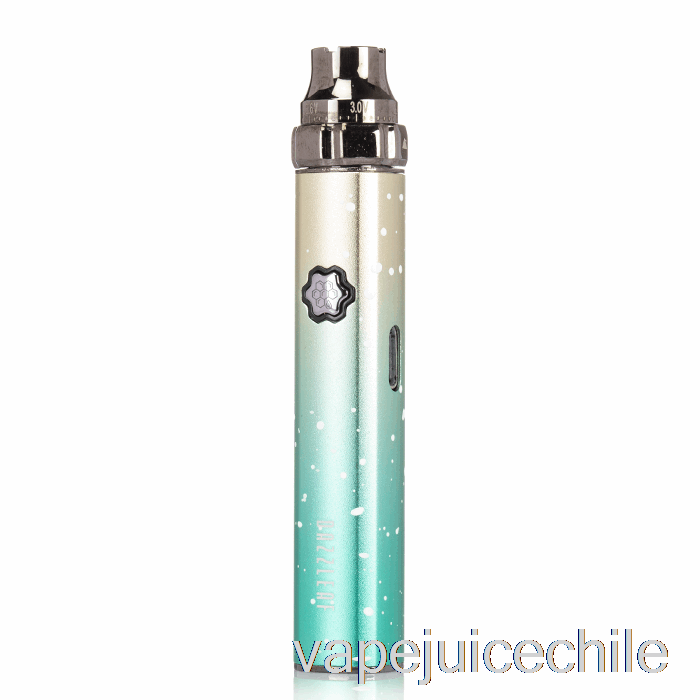 Vape Vhile Dazzleaf Squarii Top Twist 510 Batería Oro / Salpicadura Verde